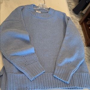 Aerie Women's Light Blue Crewneck Sweater